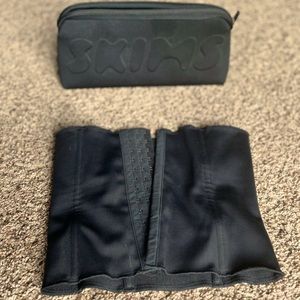 Skims Black Waist Trainer